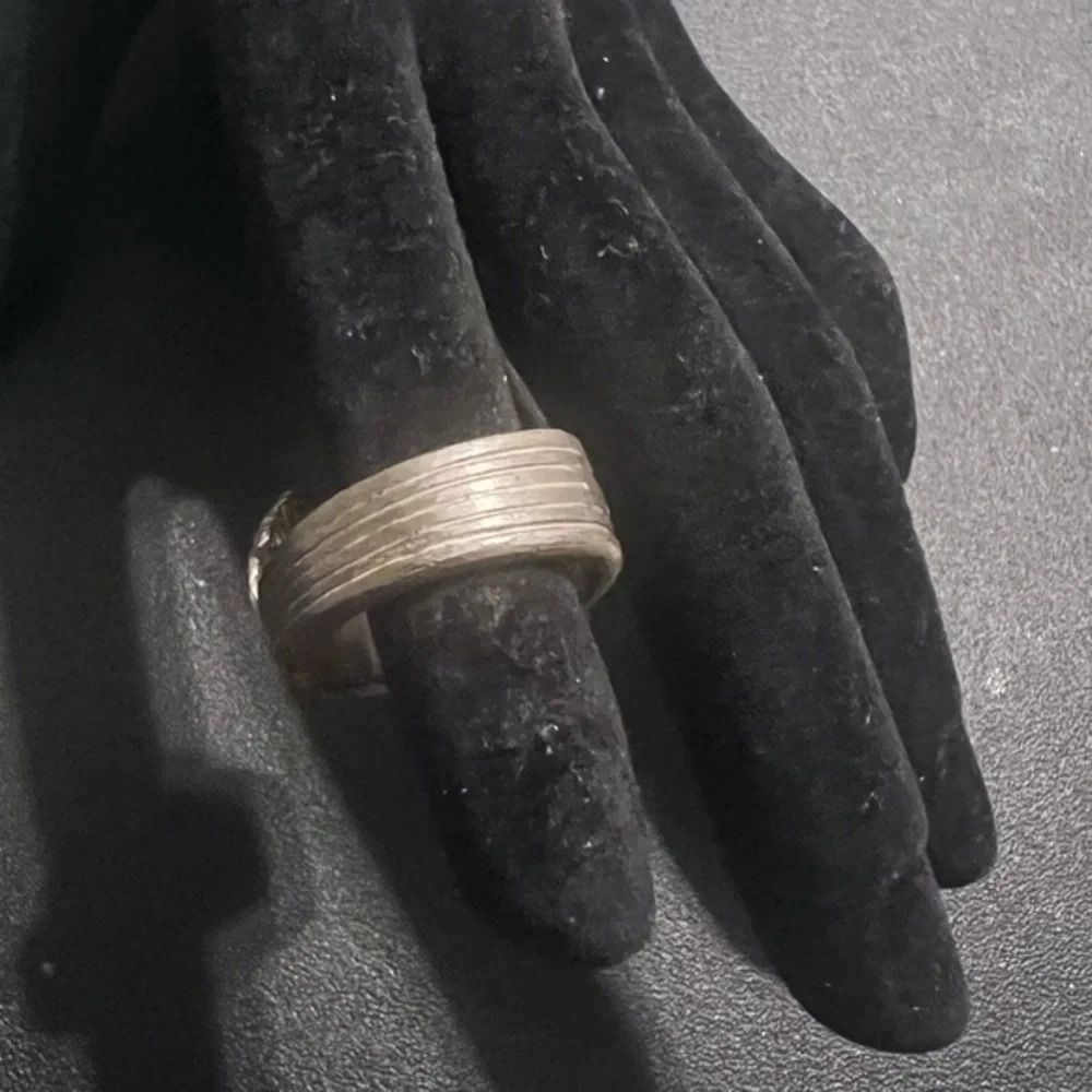 Vintage Silver Spoon Wrap Ring - Picture 3 of 13